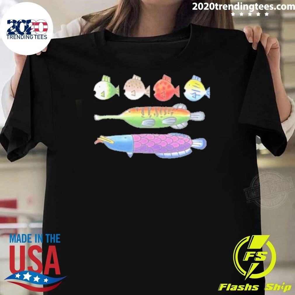 Fishing Minigame Fish Graphic Tee Shirt