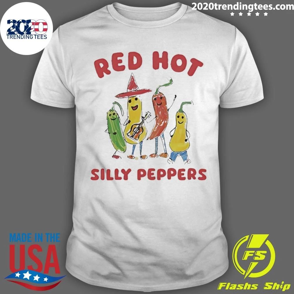 Red Hot Silly Peppers funny vegetable Shirt