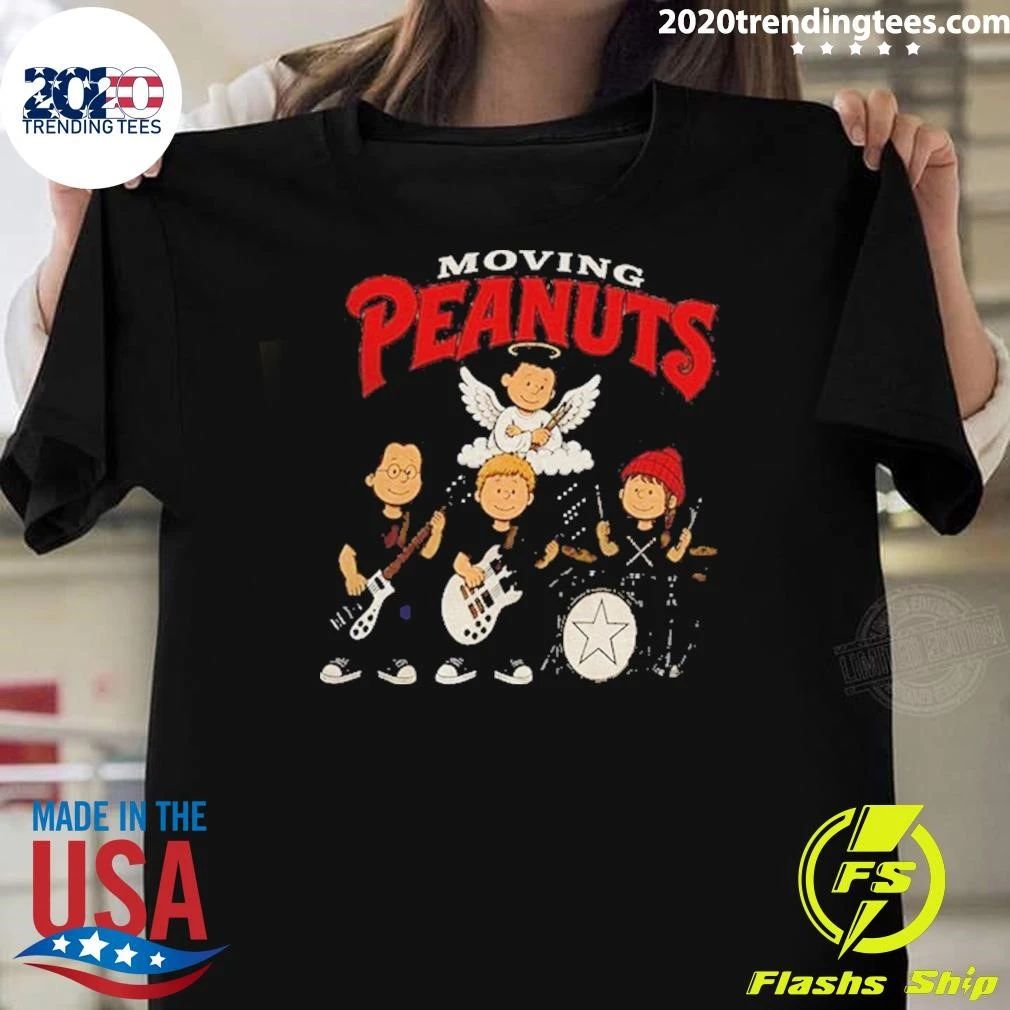 Moving Peanuts Rush-inspired Progressive Rock Parody Rushmore Band Shirt
