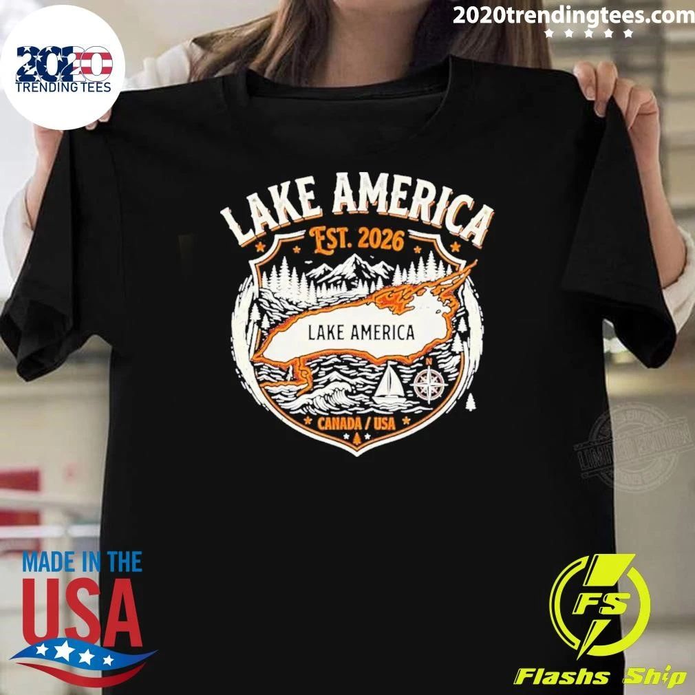 Lake America Ontario Usa Canada Great Lakes Lake Ontario Shirt