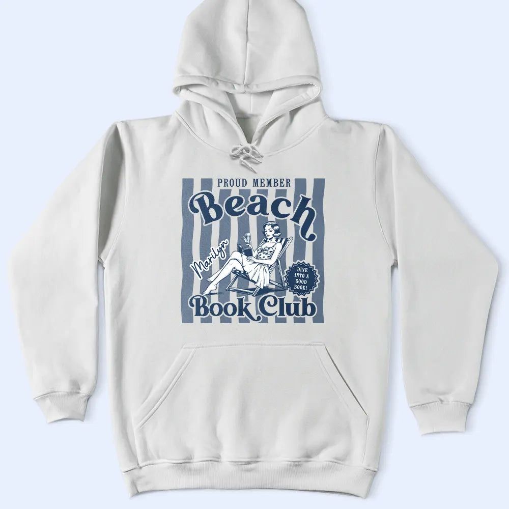 Proud Member Beach Book Club - Personalized T Shirt