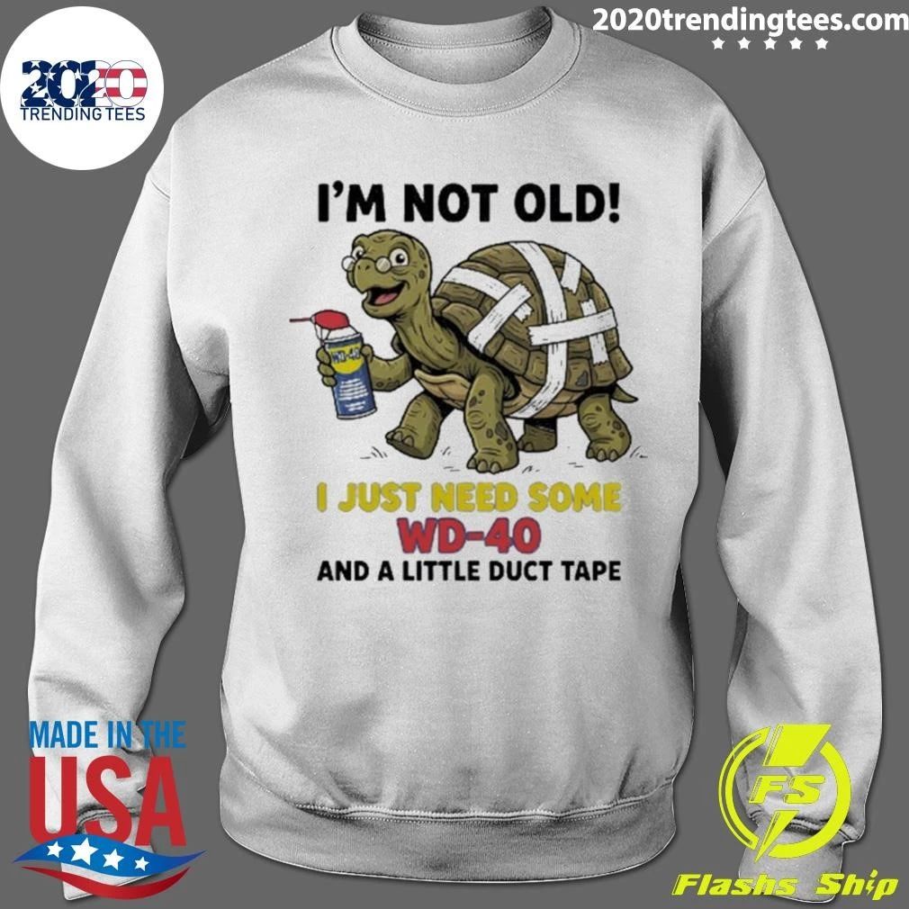 Turtle With Spectacles And Lubricant I’m Not Old I Just Need Some Wd-40 Shirt