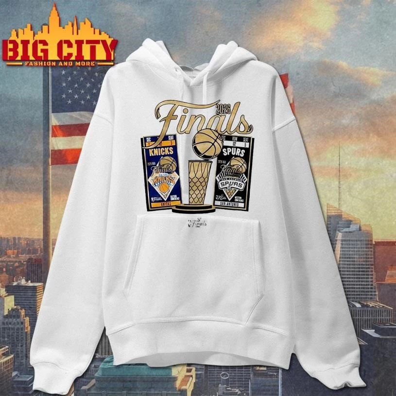 New York Knicks Vs San Antonio Spurs 2026 NBA Finals Ticket Matchup Shirt