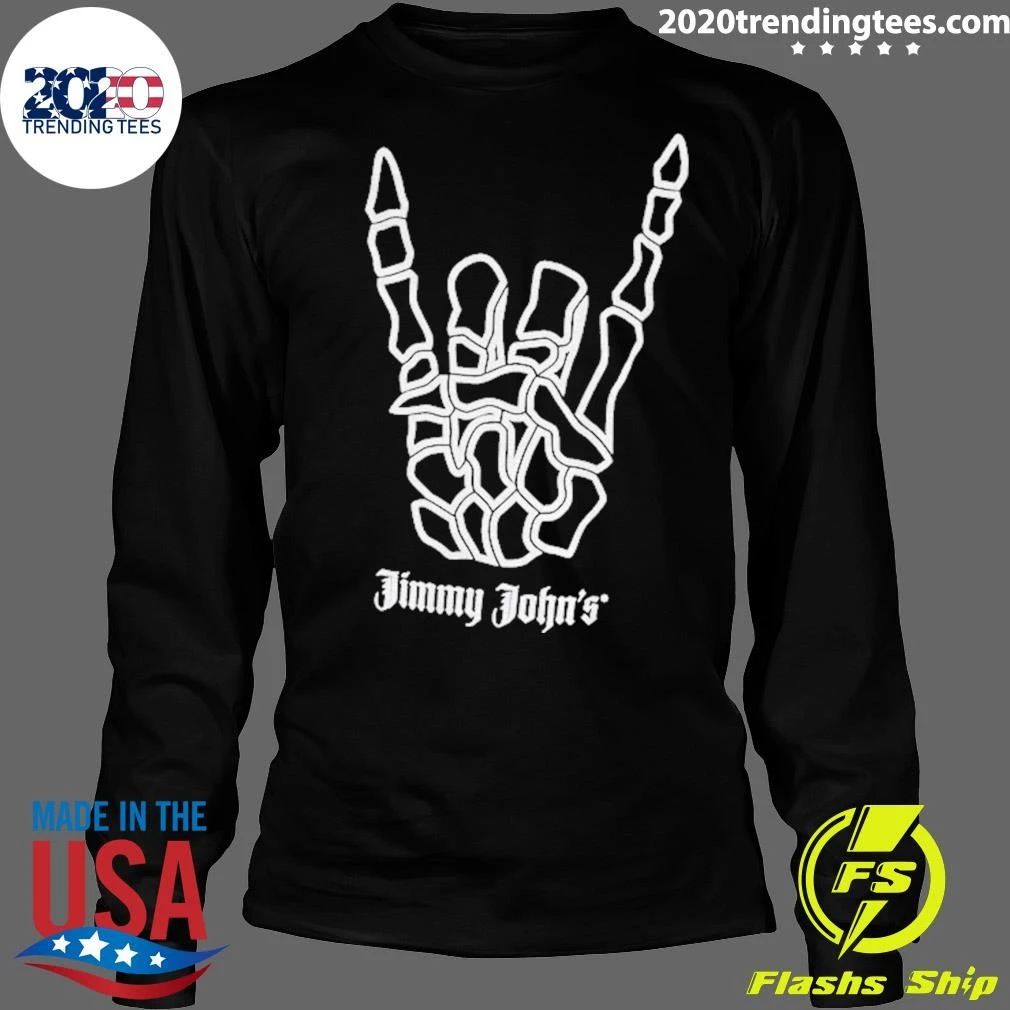 Jimmy John’s Skeleton Love You Sign Shirt