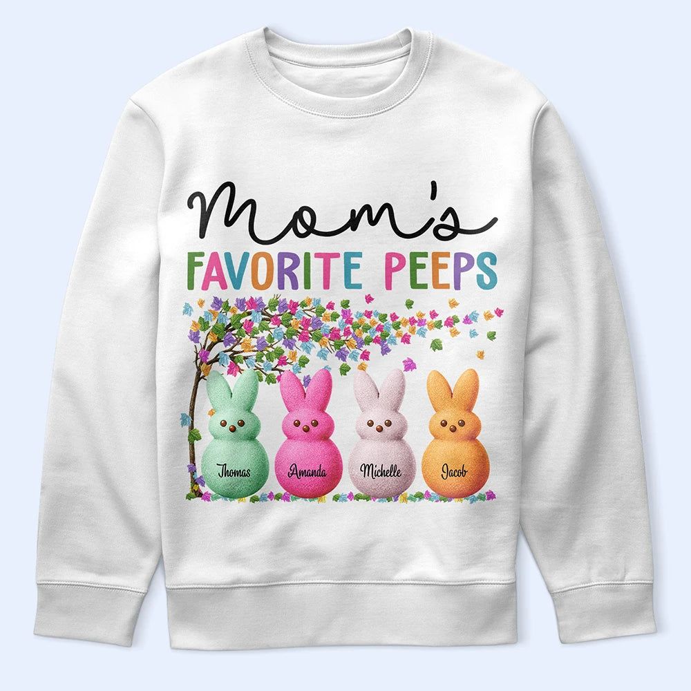 Grandma's Favorite Peeps Bunny - Personalized T Shirt