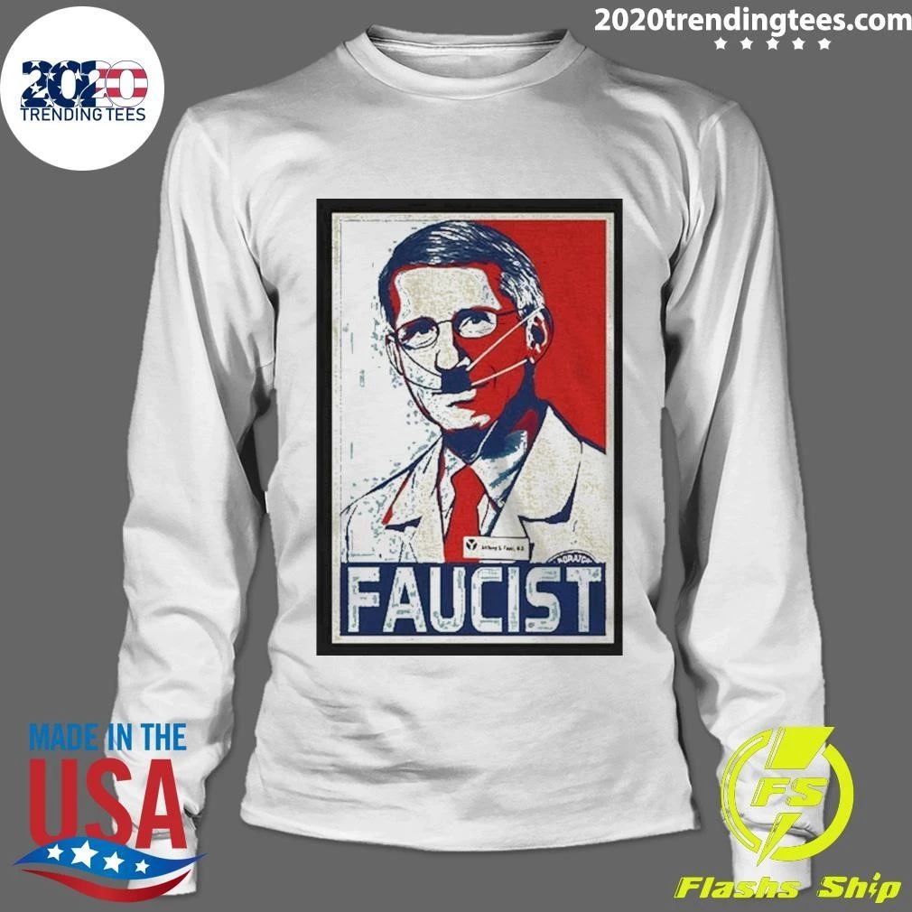 Dr Fauci X Hitler Faucist Fire Hope Style Shirt