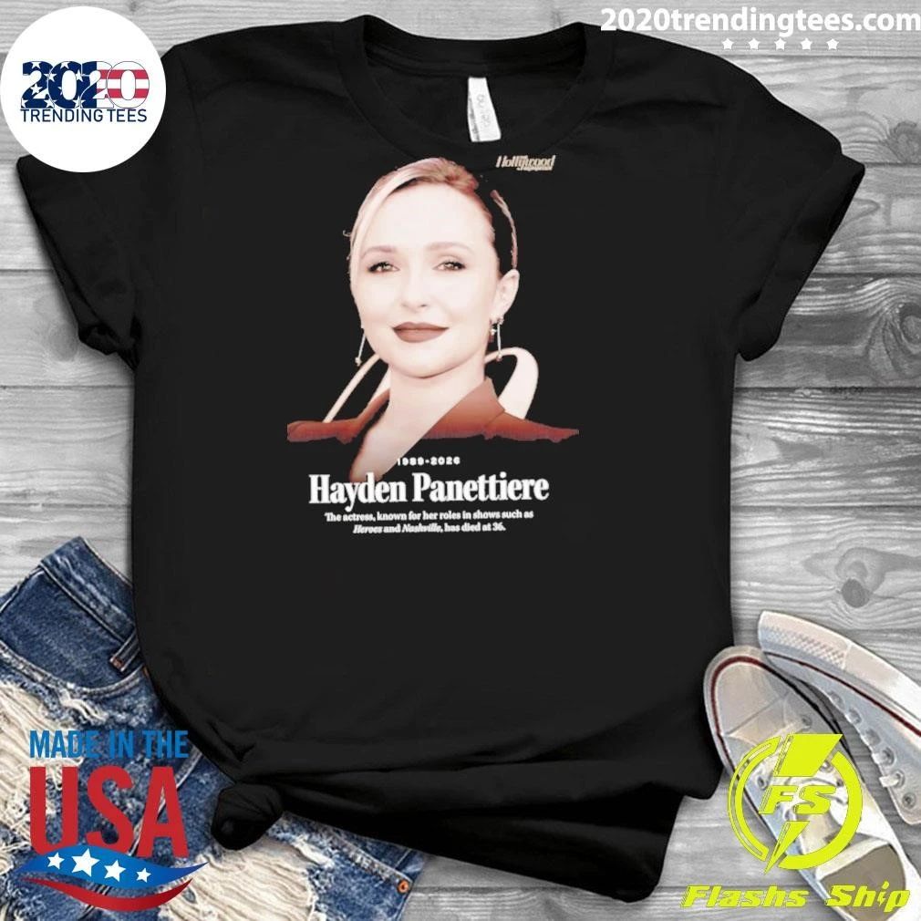 Hayden Panettiere 1988-2024 The Actress, Known For Her Roles In Shows Such As Heroes And Nashville, Has Died At 36 Shirt