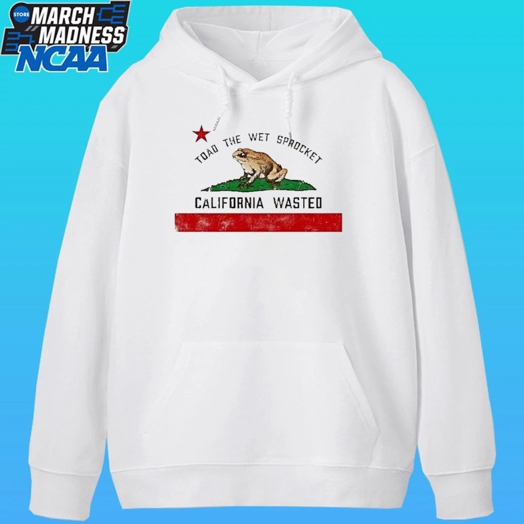 Toad The Wet Sprocket California Wasted Flag Parody Shirt