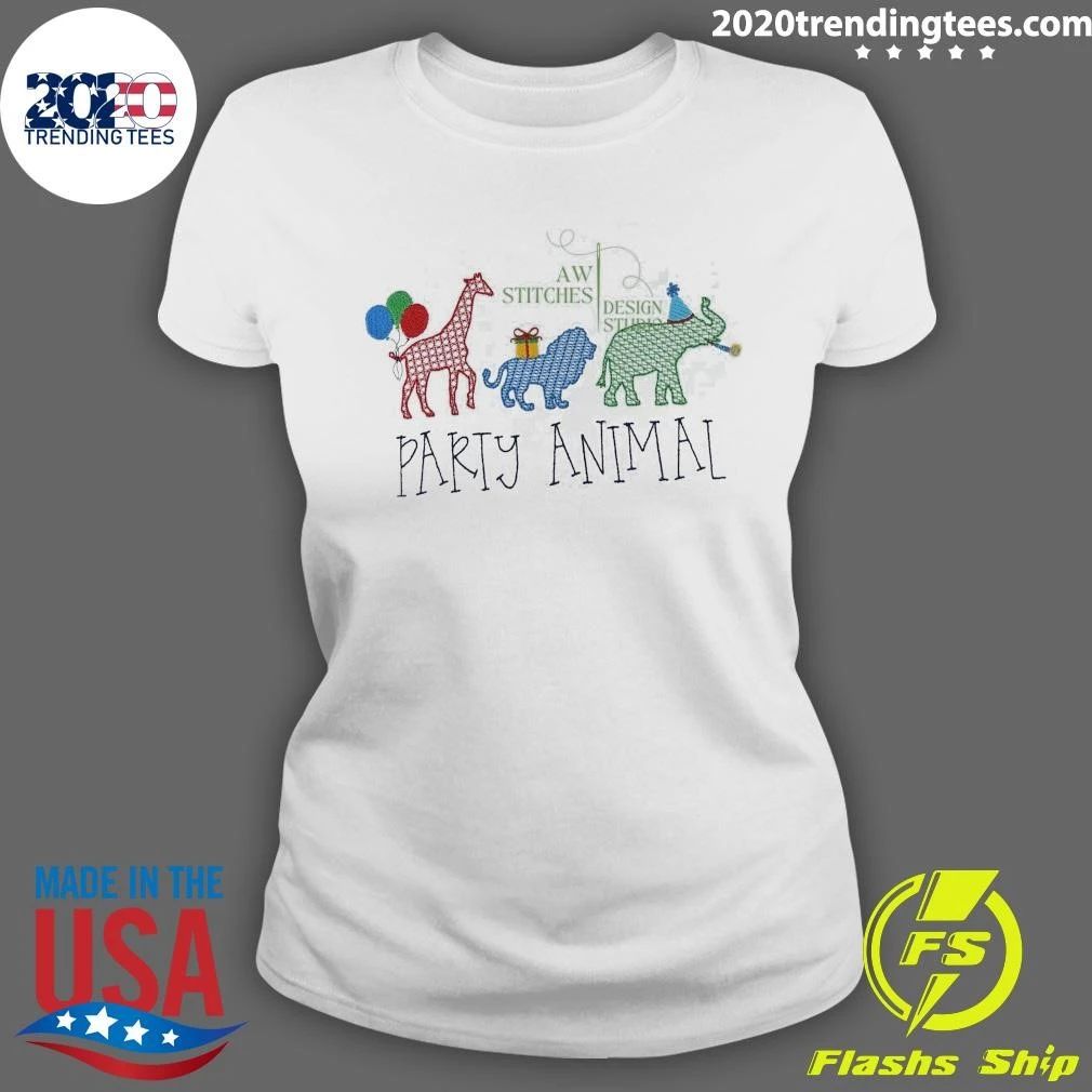 Zoo Party Animal Birthday Motif Fill Shirt