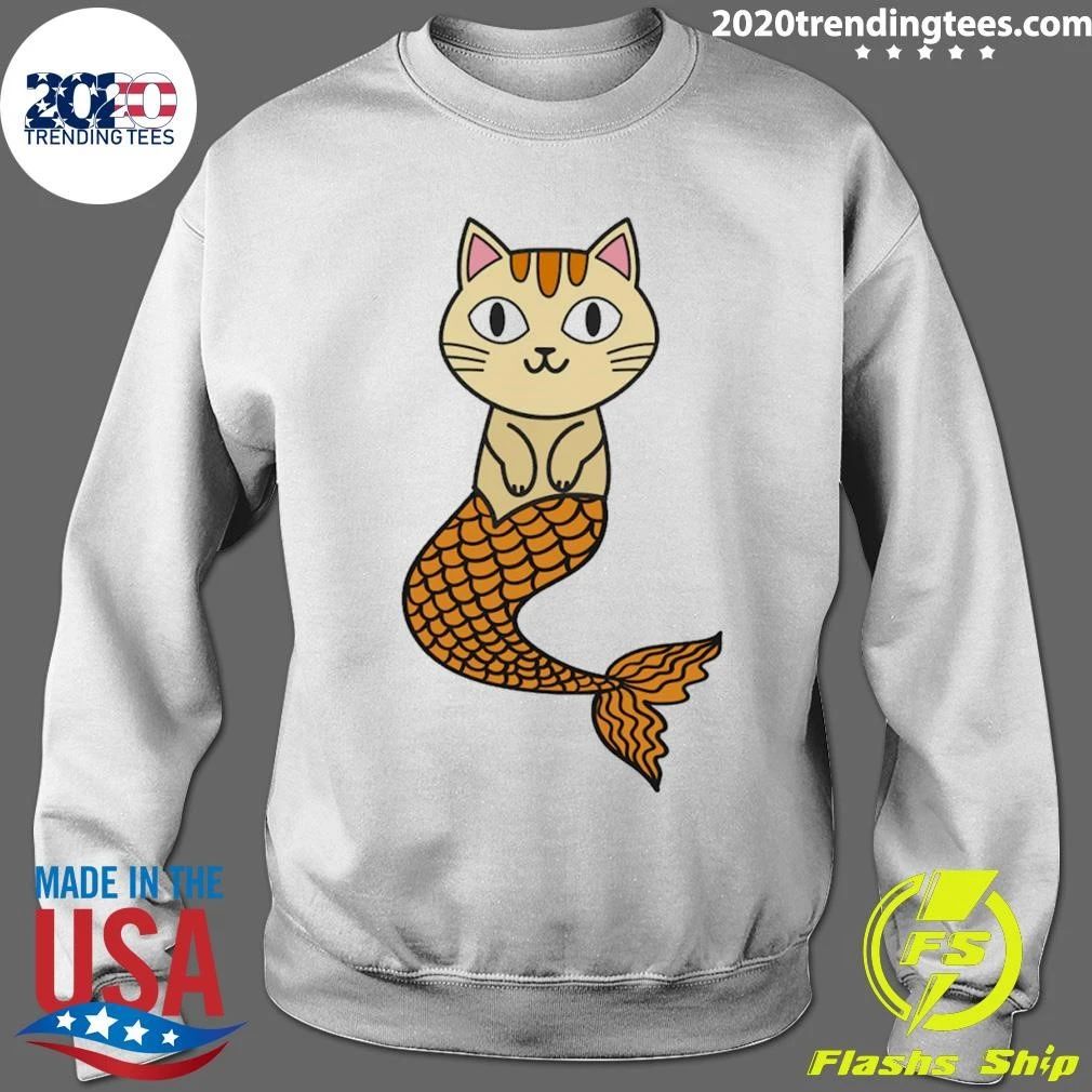 Cute Cat Mermaid Shirt