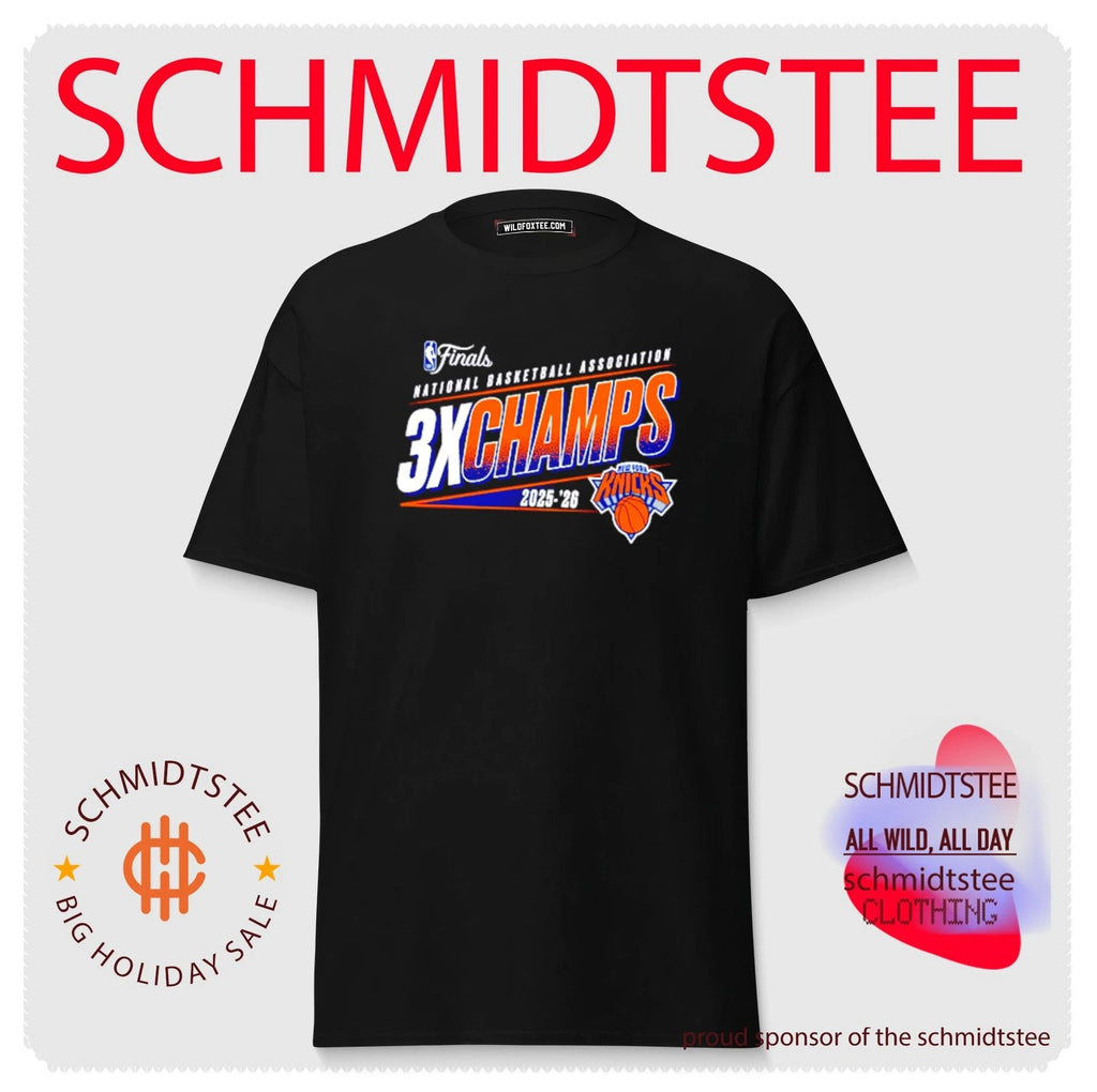 New York Knicks 2026 NBA Finals Champions 3x Champs shirt
