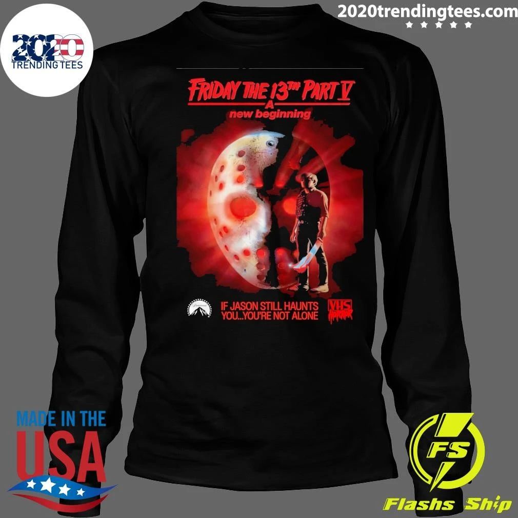 Jason Voorhees Friday The 13th Part 5 Poster Video library poster replica 80s Horror Shirt