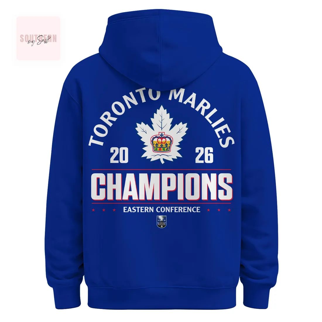Toronto Marlies 2026 Eastern Conference Champions Commemorative Royal Blue Pullover Hoodie