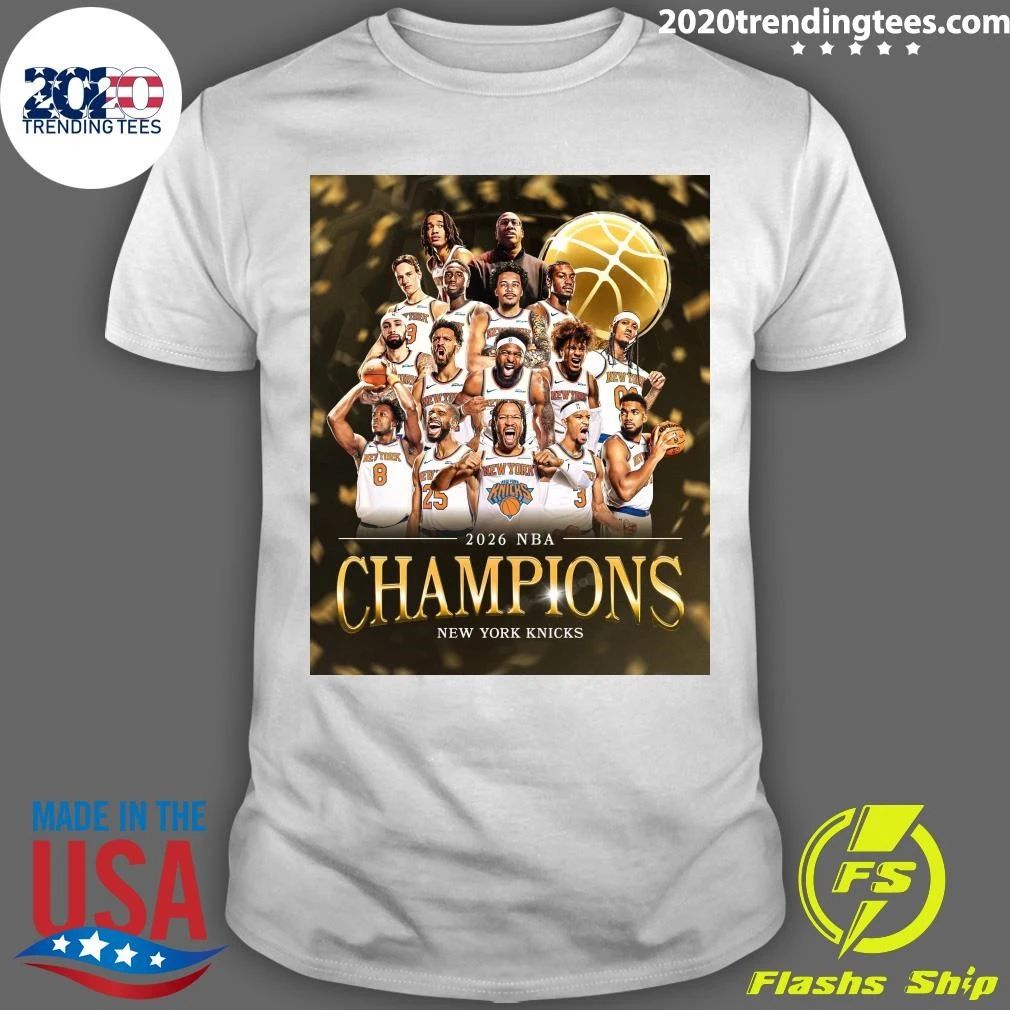 New York Knicks 2026 NBA Champions For The Boroughs And Knicks Fans Around The World Shirt