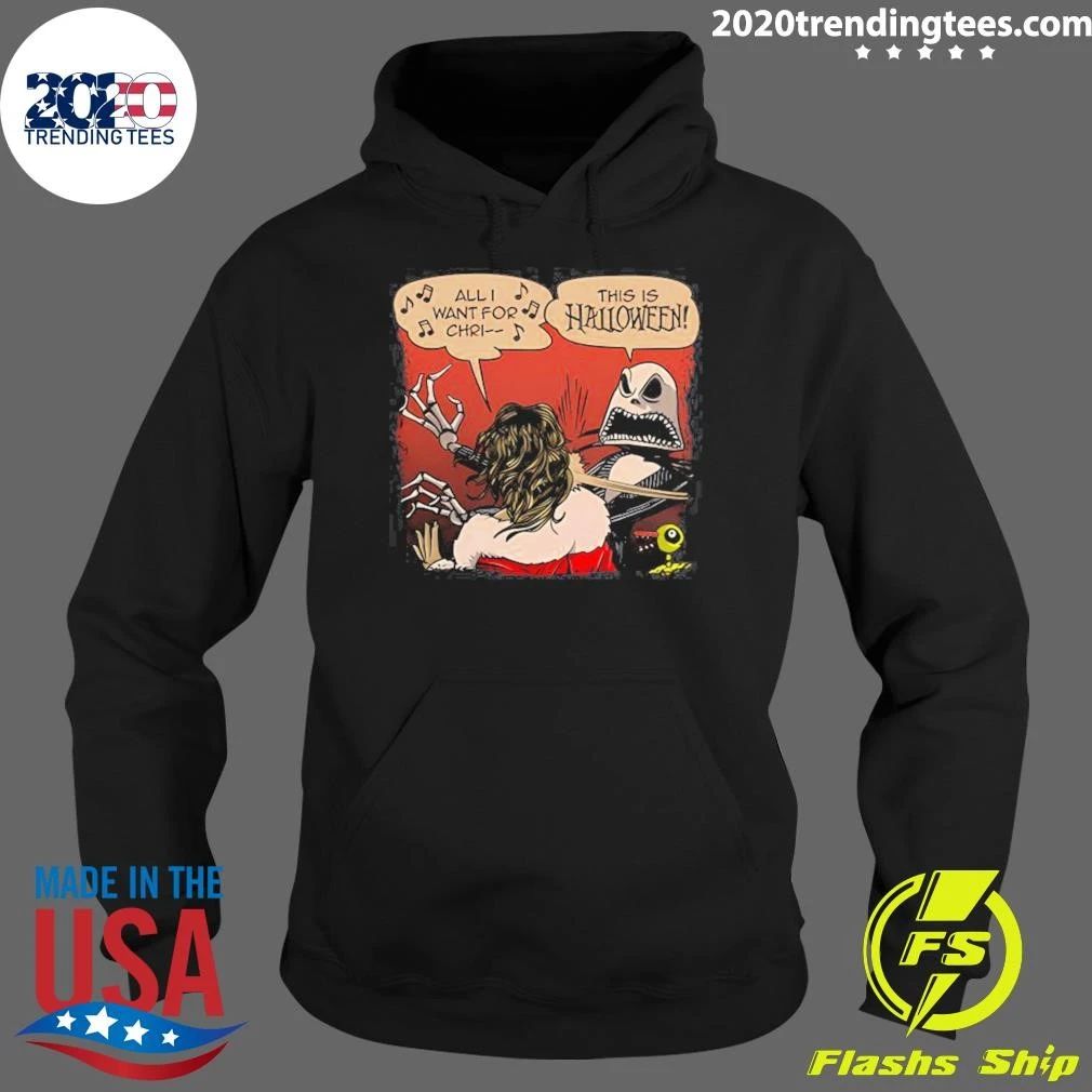Pretty The Slap All I Want For Christmas Is Halloween Shirt