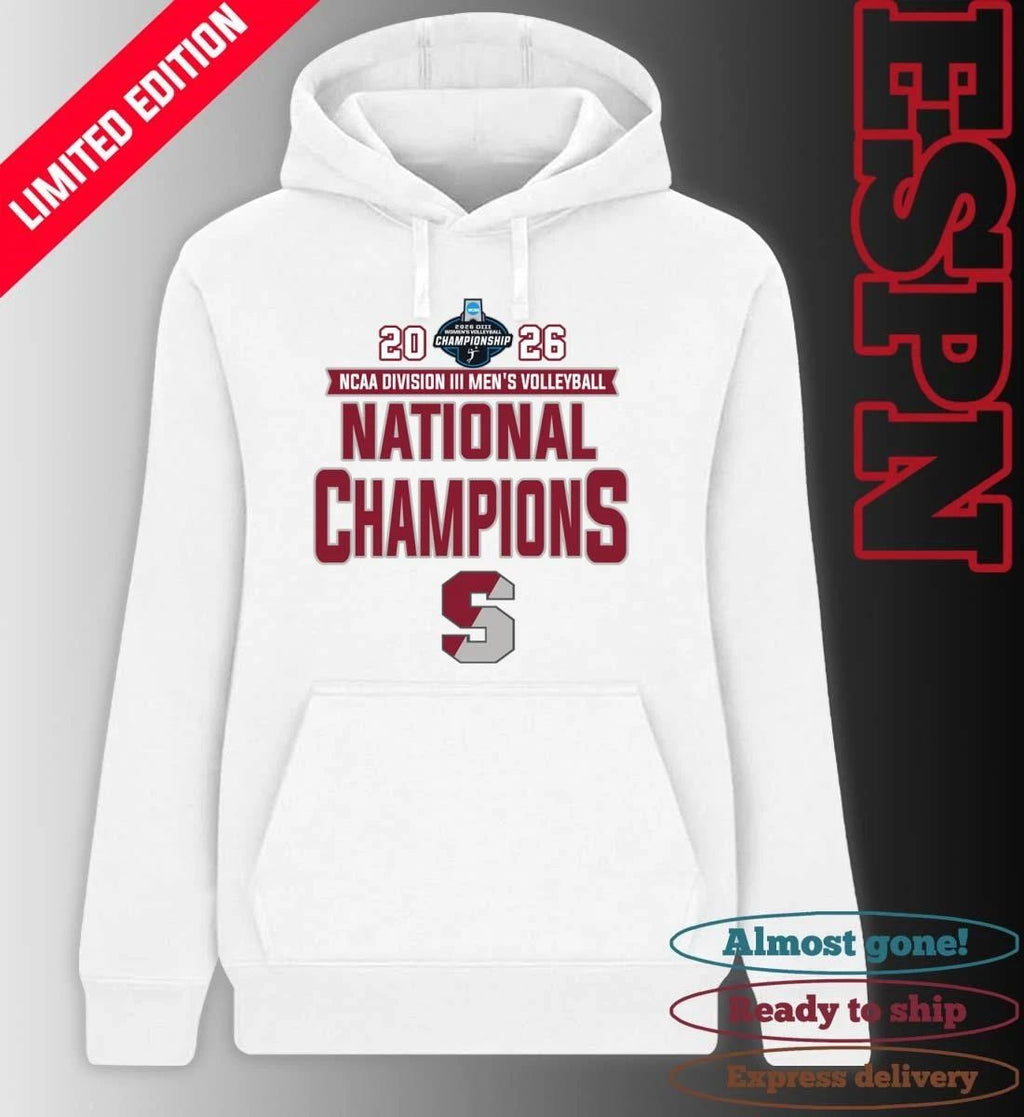 Springfield College Men’s Volleyball 2026 NCAA Division III National Champions T-Shirt