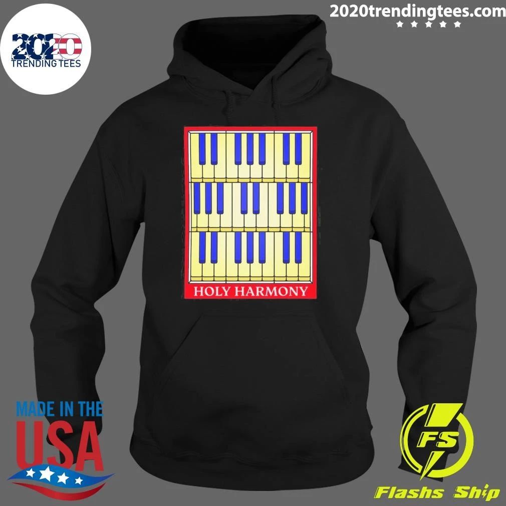 Holy Harmony Stained Glass Piano Music Classical Tee Shirt