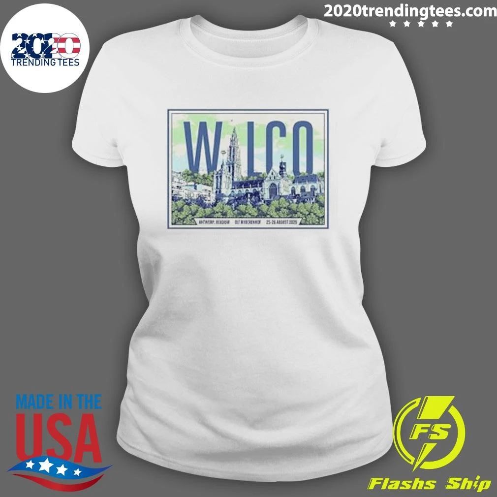 Wilco Band Antwerp Belgium Event Poster At OLT Rivierenhof In Antwerp Belgium On August 25 2026 Shirt