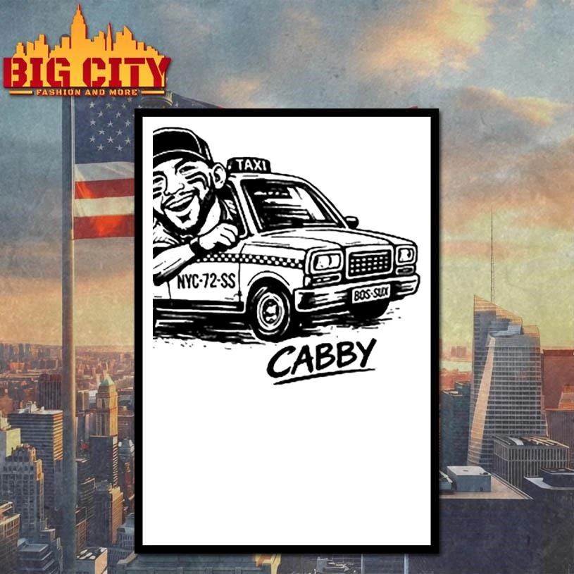 Cabby Taxi funny cartoon shirt