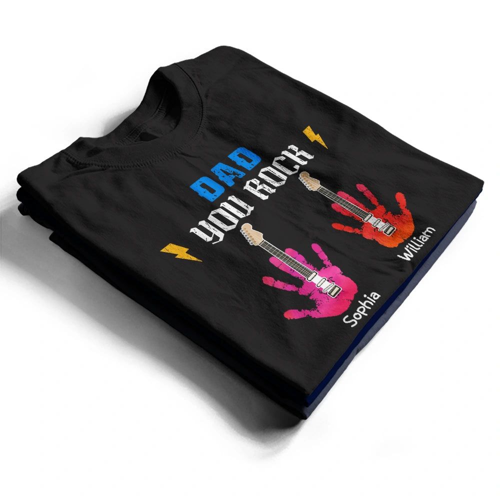 Daddy Grandpa You Rock - Personalized T Shirt