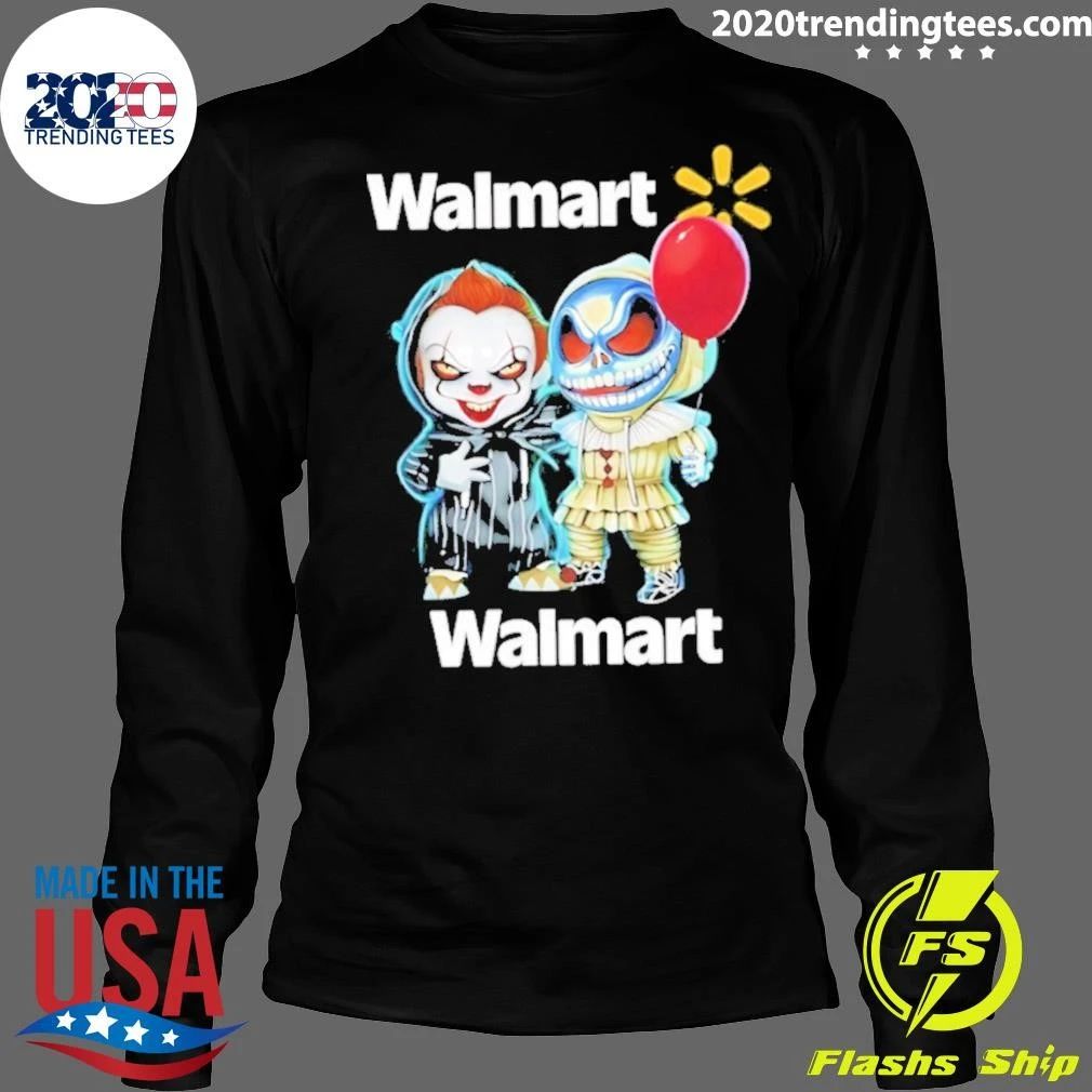 Walmart Pennywise and Jack Skellington Halloween 2026 Shirt