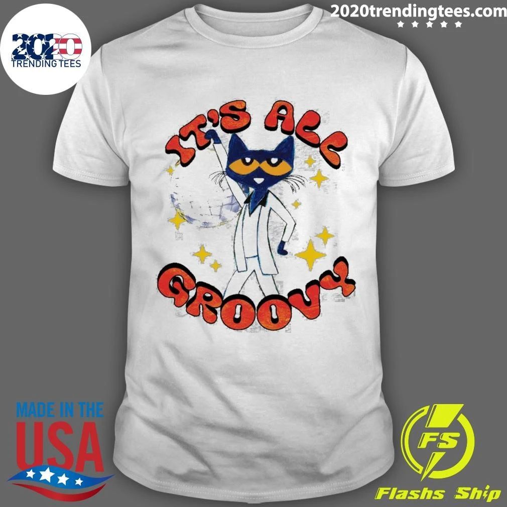 Pete the Cat It’s All Groovy Oversized Shirt