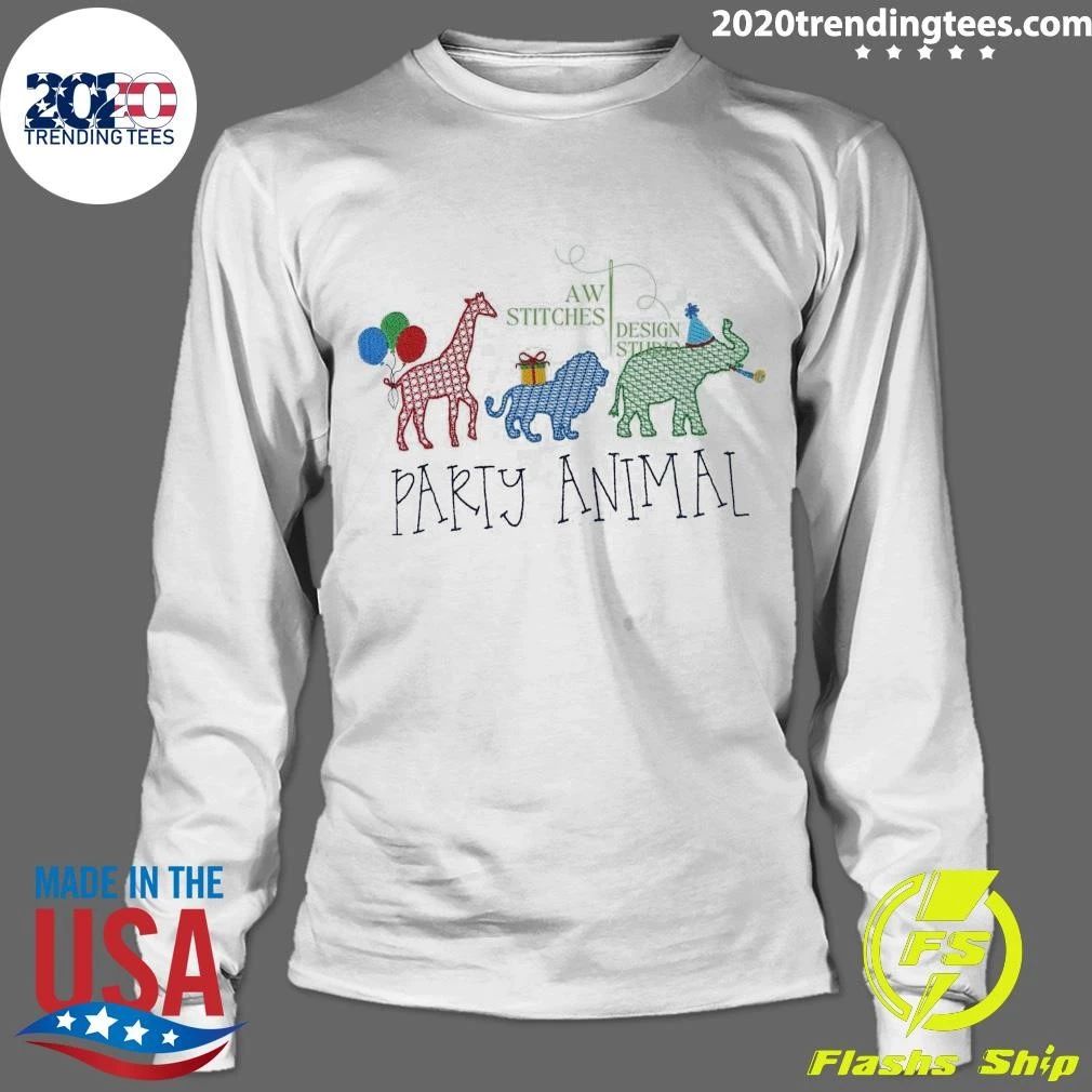 Zoo Party Animal Birthday Motif Fill Shirt
