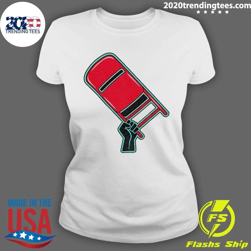 Rebellious Raised Fist Chair Protest Shirt