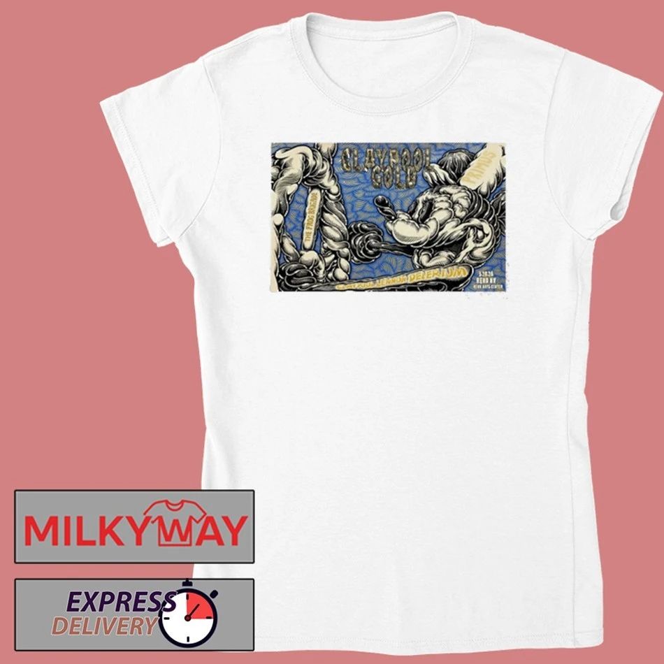 Primus Claypool Gold Tour May 20 2026 Downtown Reno NV shirt