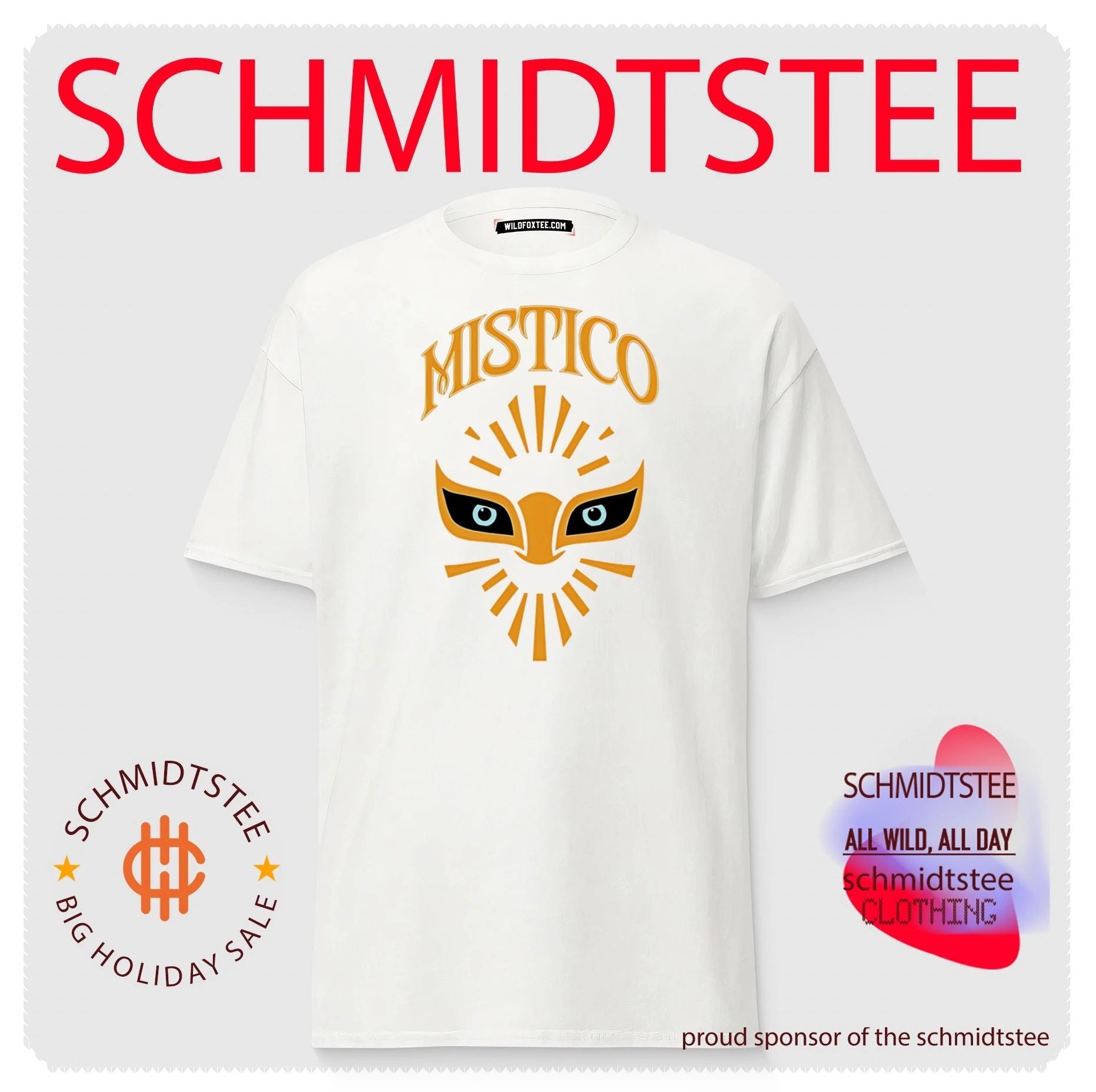 Mistico Legendary Mask graphic shirt