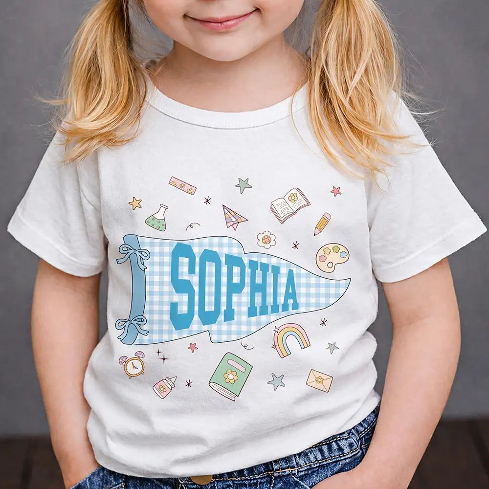 School Pennant Flag - Personalized T Shirt