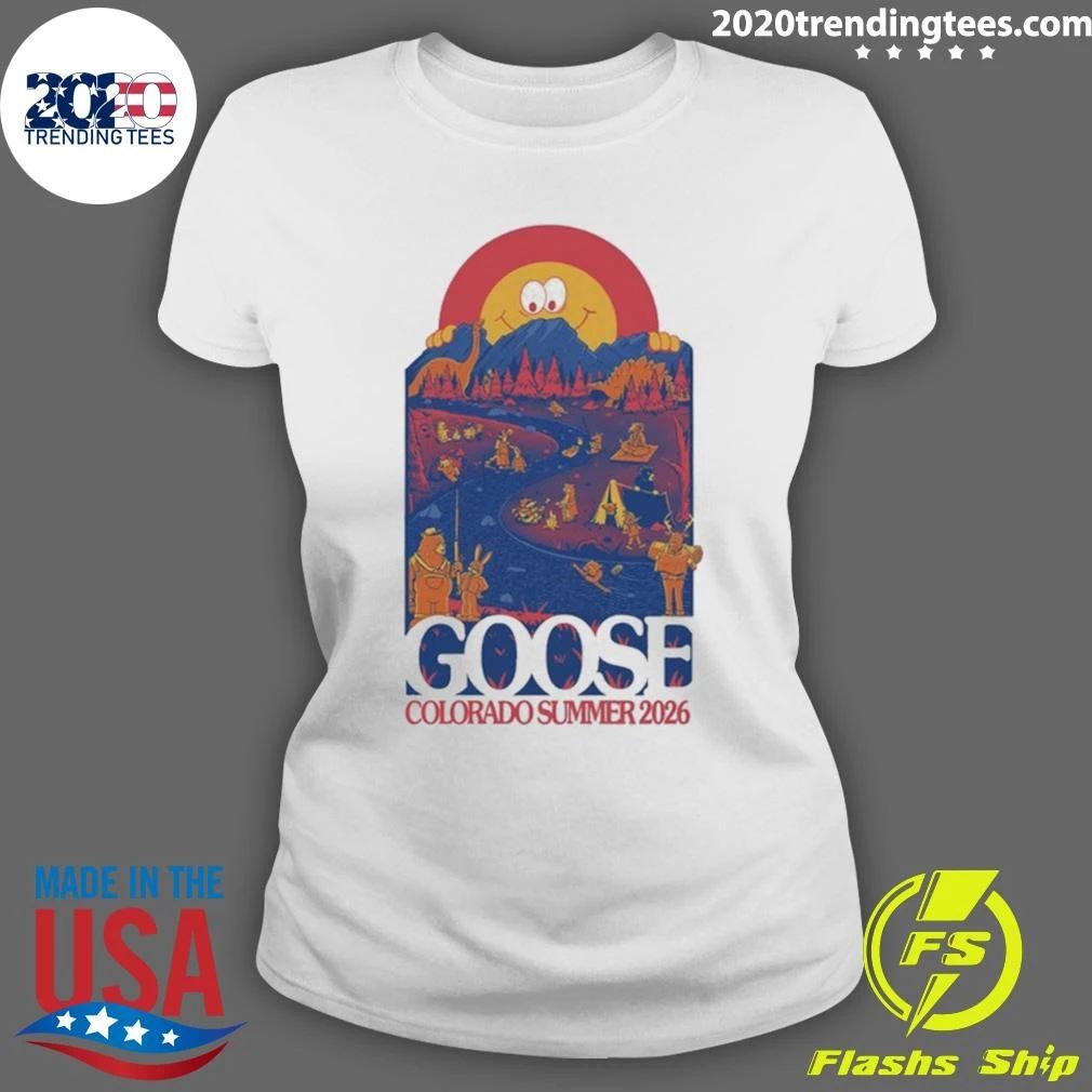 Goose Colorado Tour Summer 2026 Tee Shirt