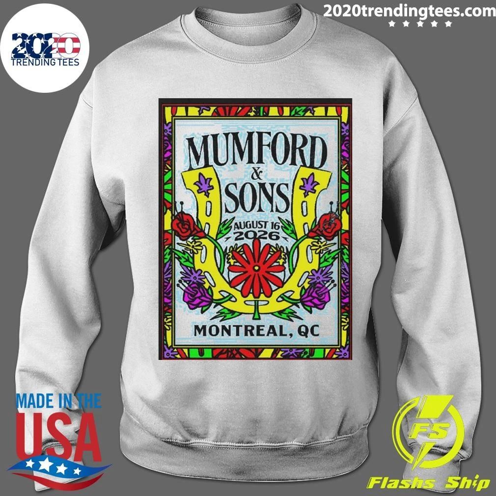 Mumford And Sons Montreal 2026 Shirt