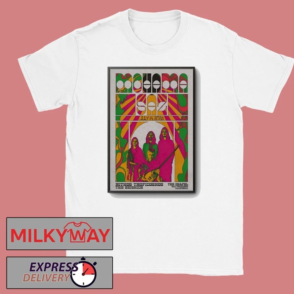 LIMITED Jul 14 2026 MOHAMA SAZ The Chapel In San Francisco CA Poster TOUR shirt