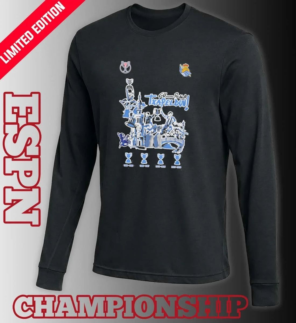 Real Sociedad Guozhen Reala Txapel Dun Campeones Shirt
