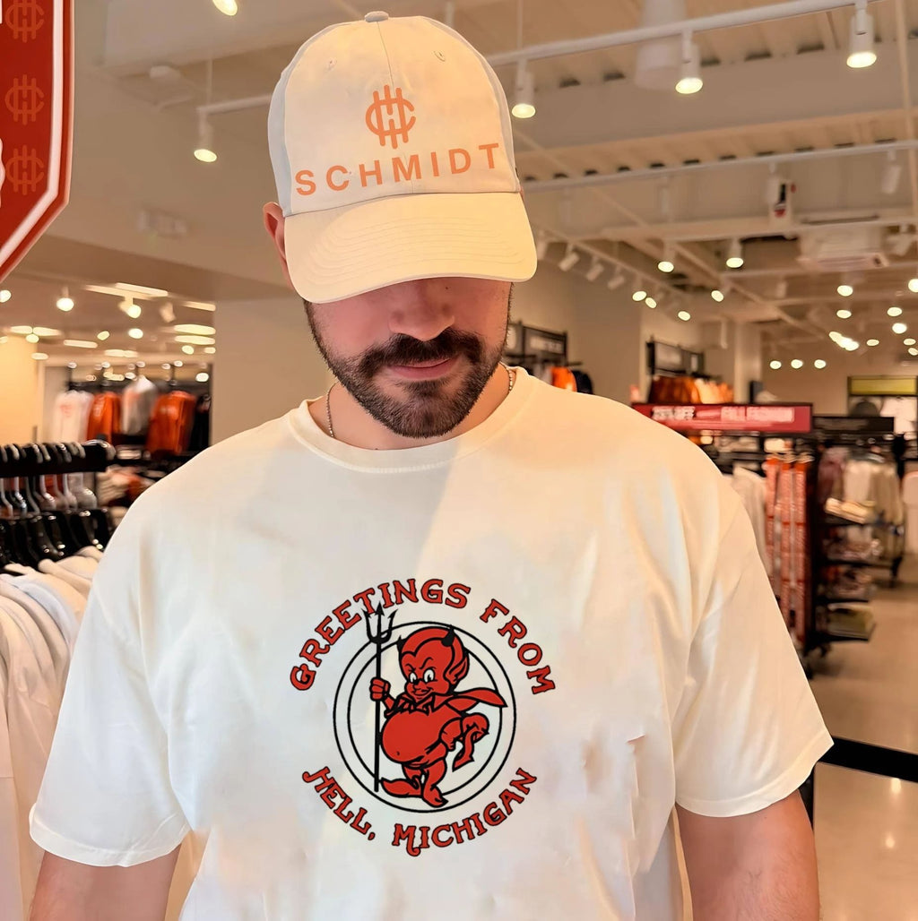 Greetings from hell Michigan graphic shirt