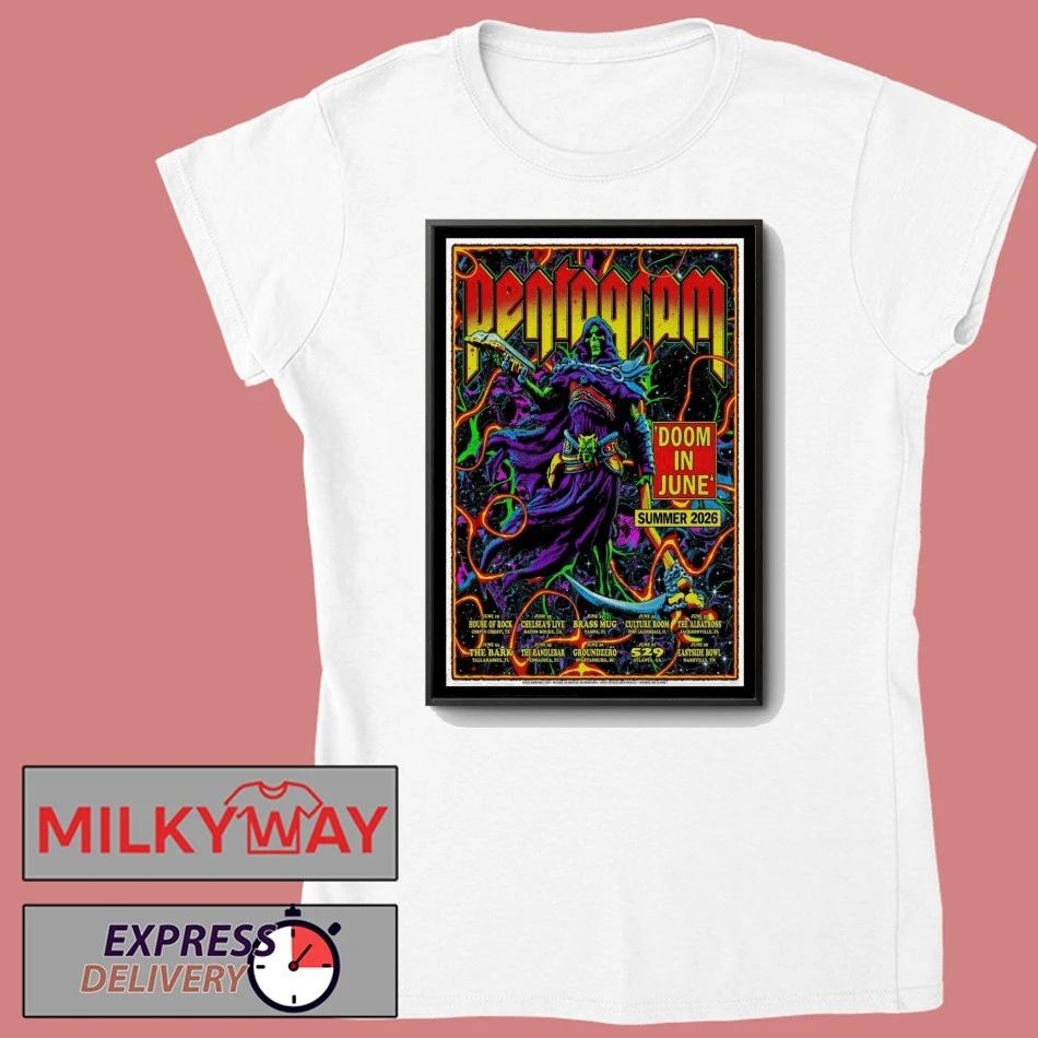 Pentagram Doom in June Summer 2026 Poster shirt