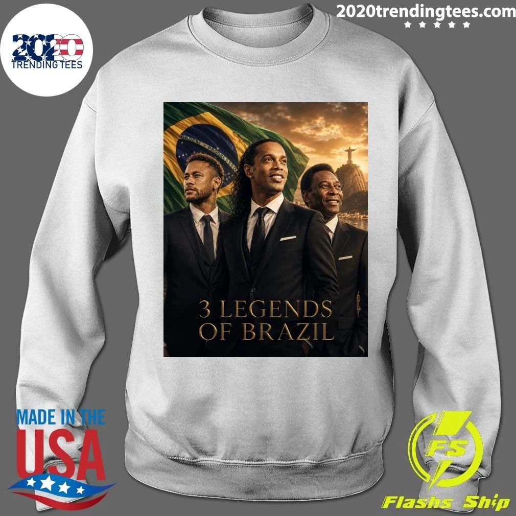 Brazilian Legends, One Legacy Pelé, Ronaldinho, and Neymar Shirt