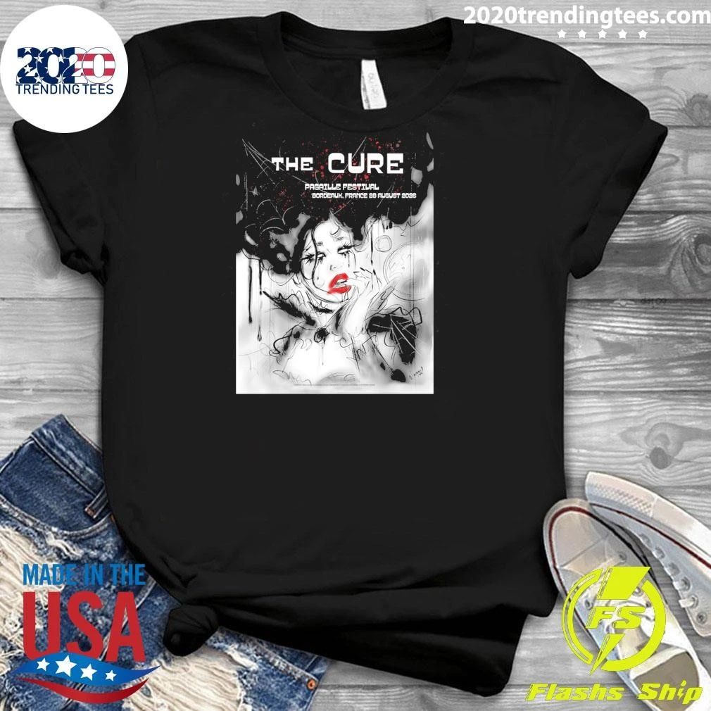 The Cure Merch Bordeaux 2026 Event Shirt