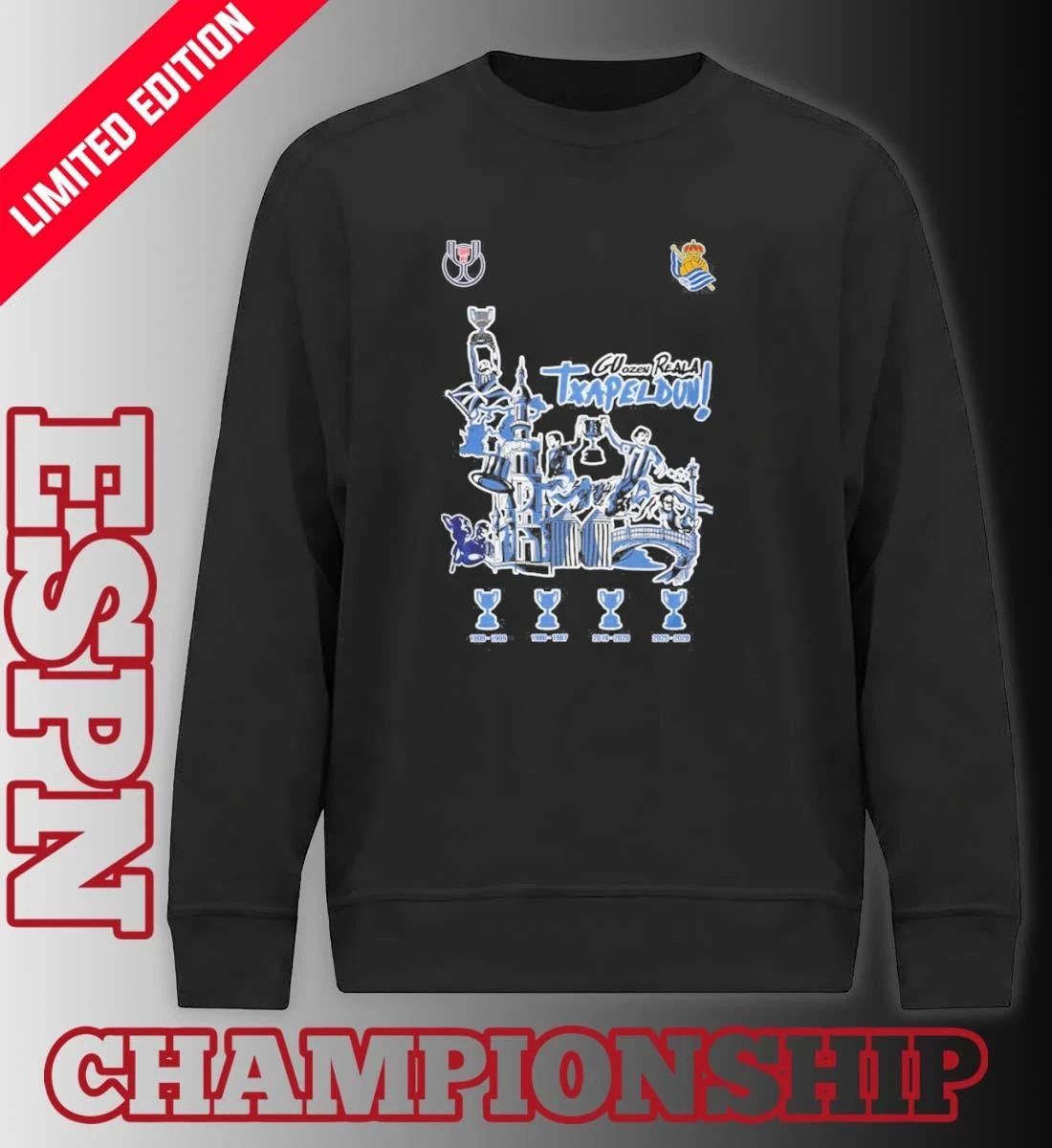 Real Sociedad Guozhen Reala Txapel Dun Campeones Shirt