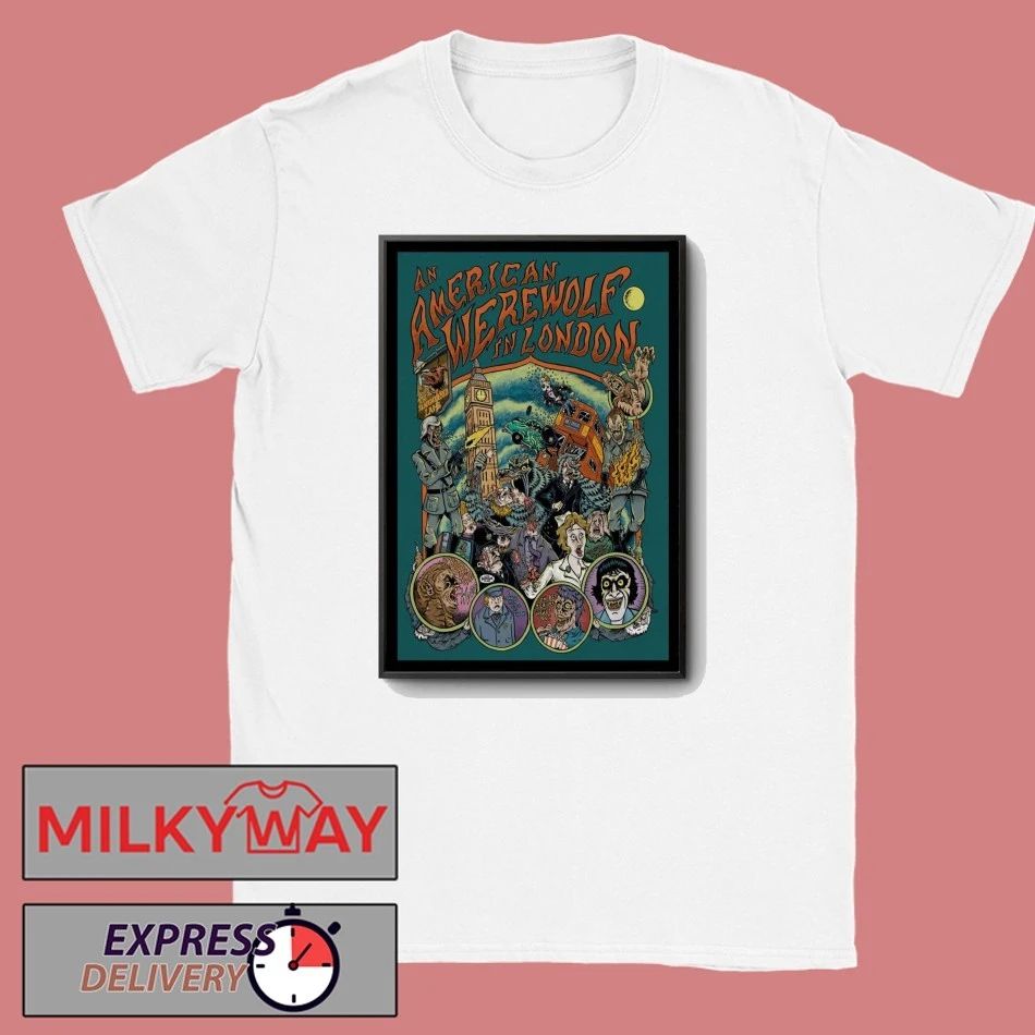 Limited Edition An American Werewolf in London Poster shirt