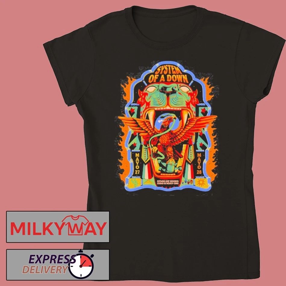 System Of A Down 5 27-5 28 2026 Ciudad De Mexico shirt