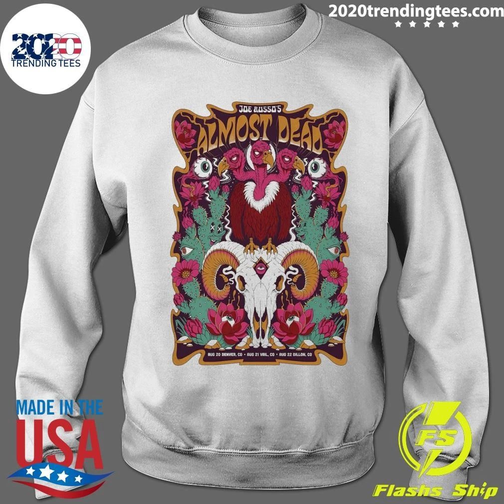 Joe Russo’s Almost Dead Denver, Vail And Dillon CO 8.20 – 8.22.2026 Shirt