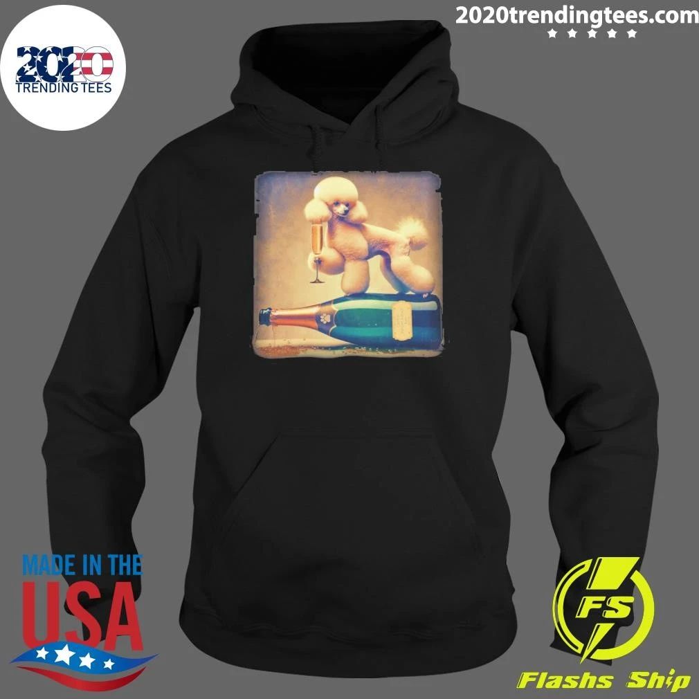 Dog Poodle Champagne Shirt