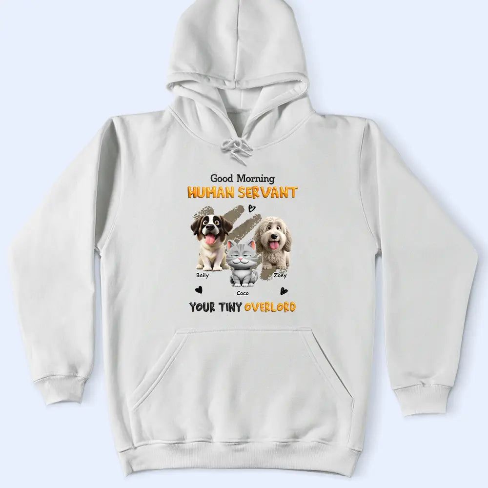 3D Effect Human Servant Your Tiny Overlord - Personalized T Shirt