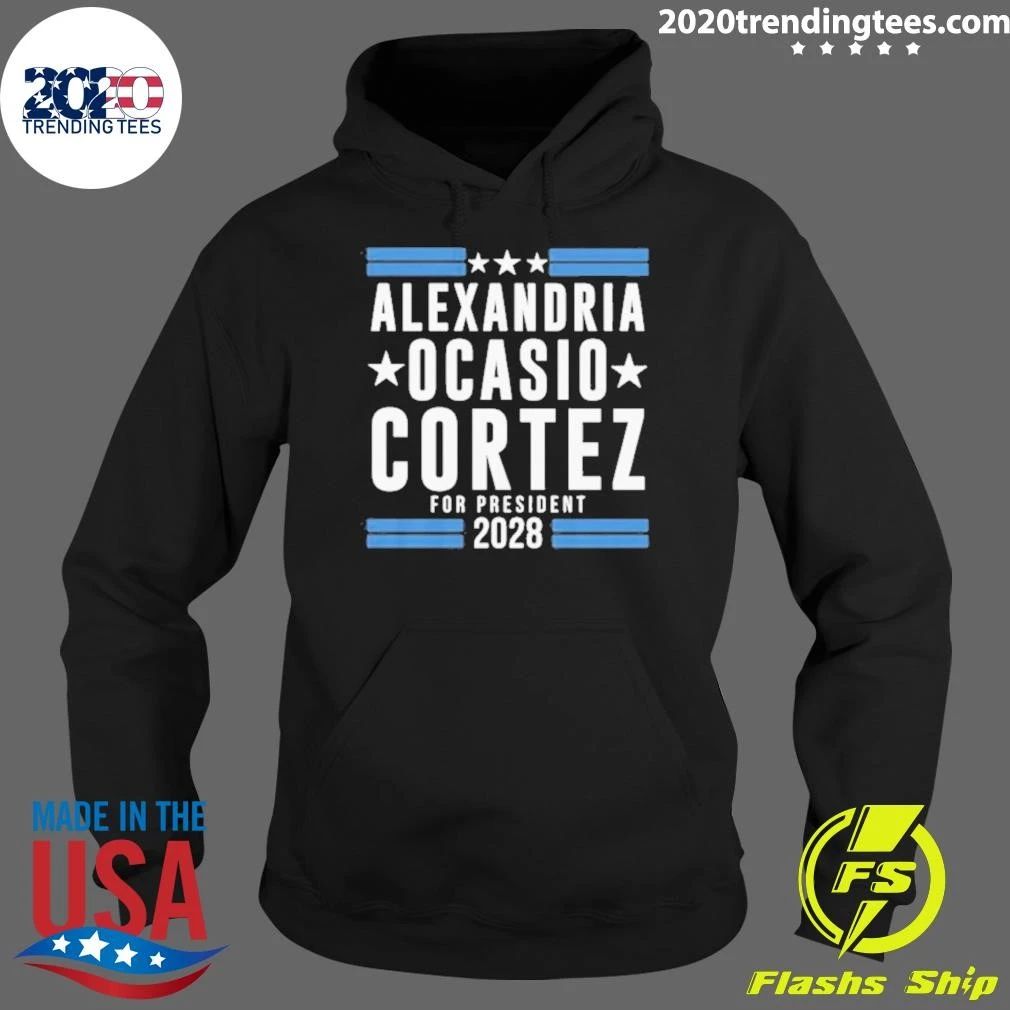Alexandria Ocasio Cortez For President 2028 Shirt