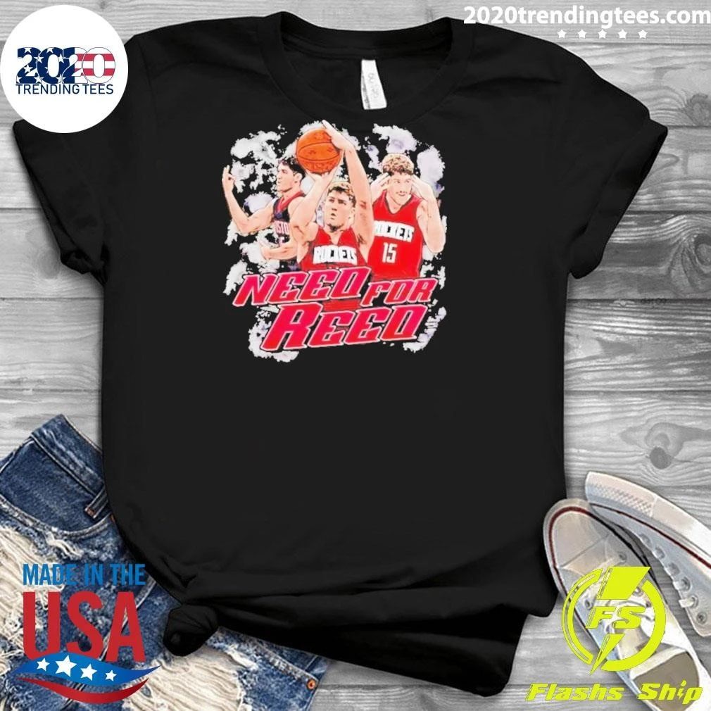Reed Sheppard Houston Rockets Need for Reed Collage Shirt