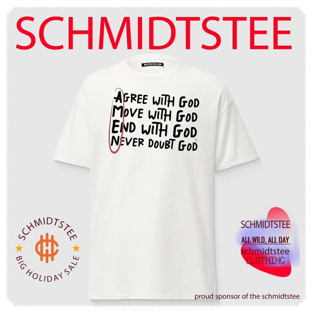Agree move end with God and never doubt God shirt
