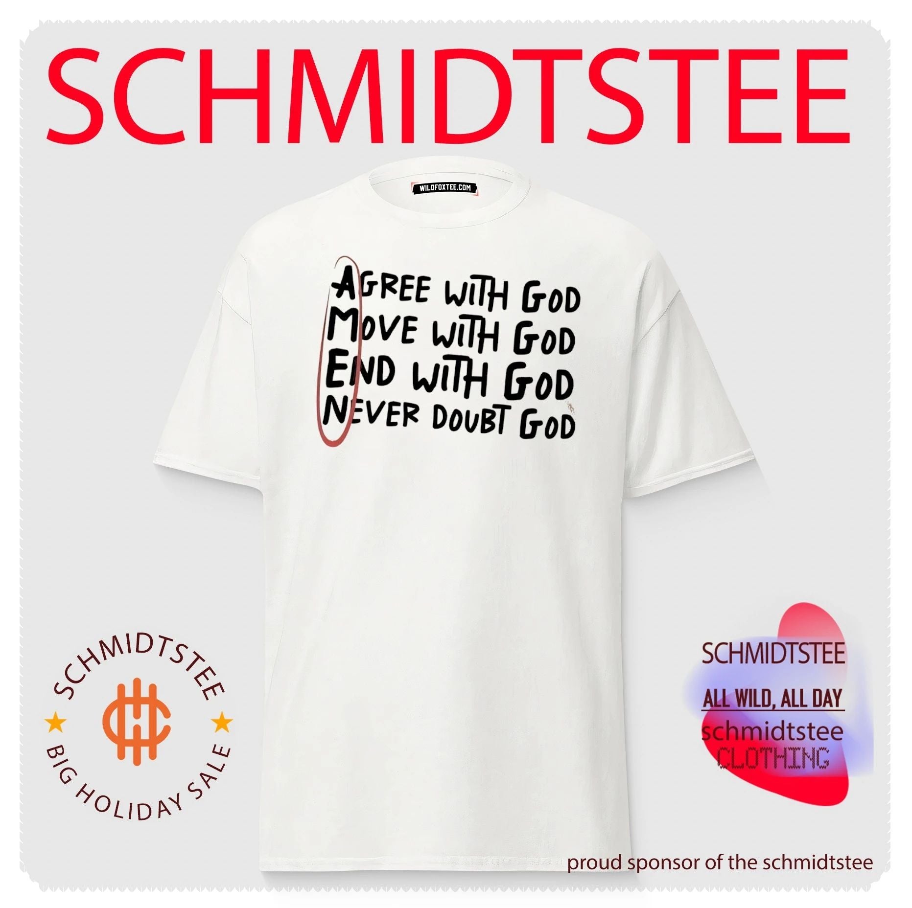 Agree move end with God and never doubt God shirt
