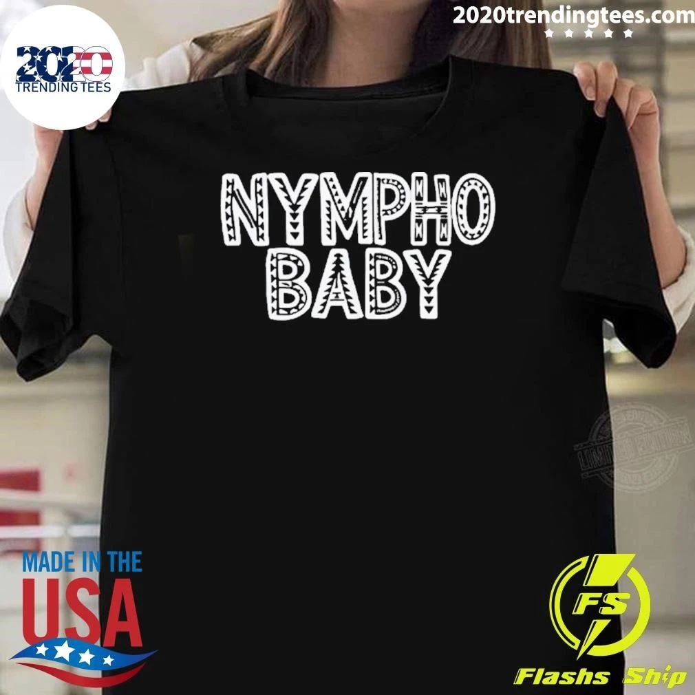 Grayson Waller Wearing Nympho Baby Shirt